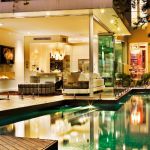 SMARTHOMEWORKS - smarthome home automation Sydney - living room area overlooking swimming pool